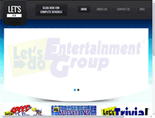 Tablet Screenshot of letsdoentertainment.com